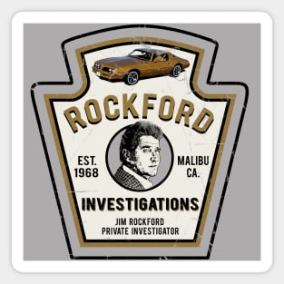 Jim Rockford Emblem Magnet